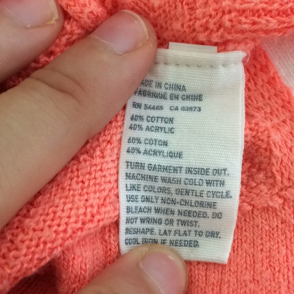 Coral Openwork Cardigan - Picture 4 of 4